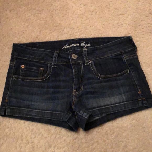 American Eagle Outfitters Pants - American eagle dark wash jean shorts